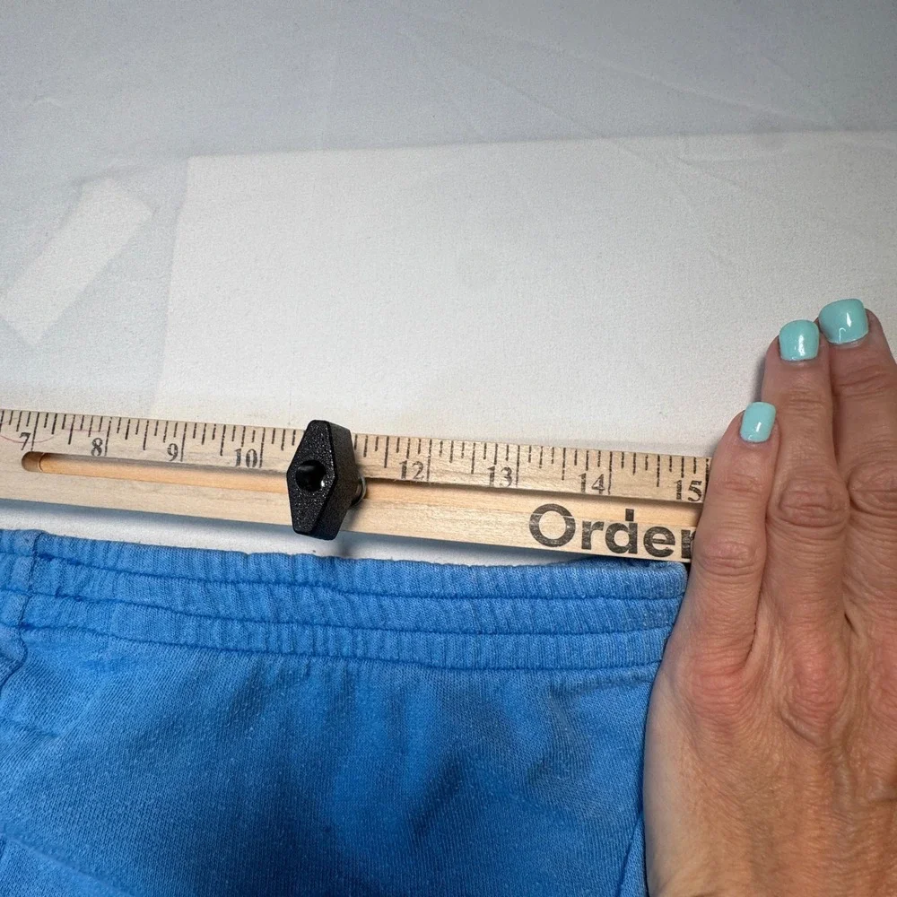 Rebel Yell Womens 1962 Graphic Sweatpants Blue Joggers Size S Made in USA